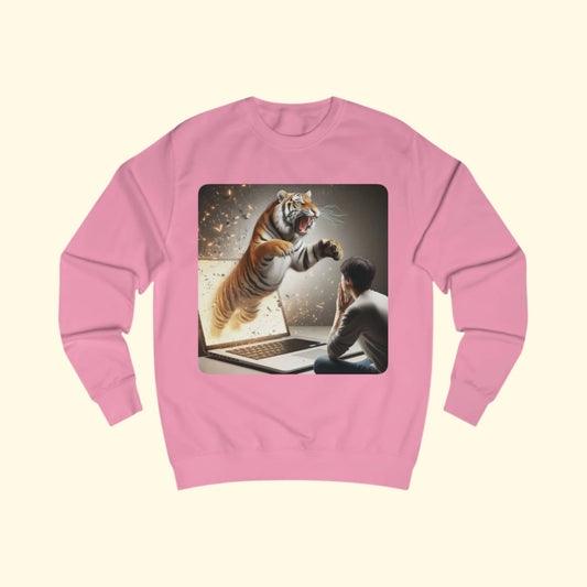 Unisex Sweatshirt 3 (Tiger Laptop)