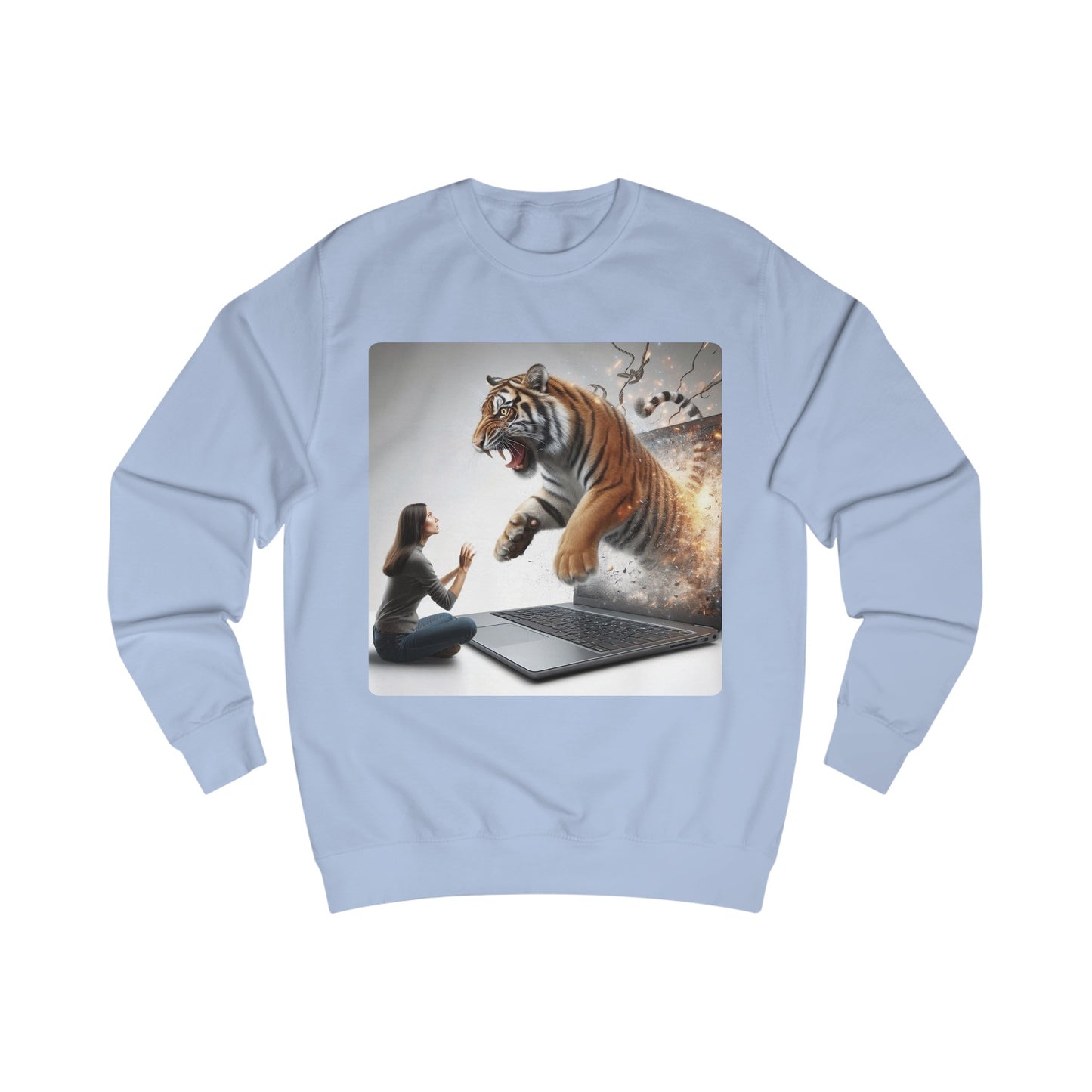 Unisex Sweatshirt 6 (Tiger Laptop 2)