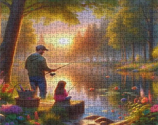 Fishing /w Dad (500 Pieces)