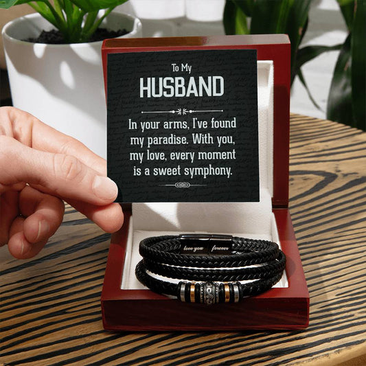 To My Husband - Love You Forever Bracelet