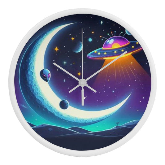 Alien Moon Clock