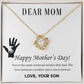 To My Mother - Love Knot Necklace